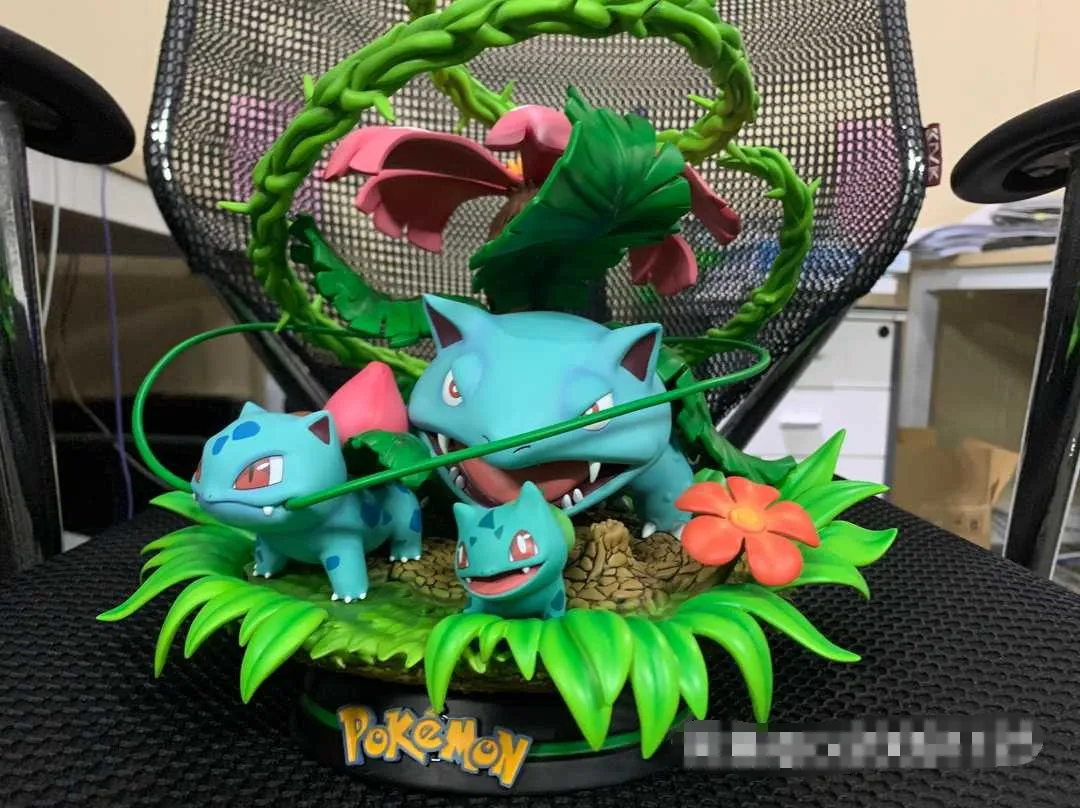 9c2726620f641cfa 【In Stock】EGG-Studio Pokemon Venusaur Family Resin Statue - Image 1
