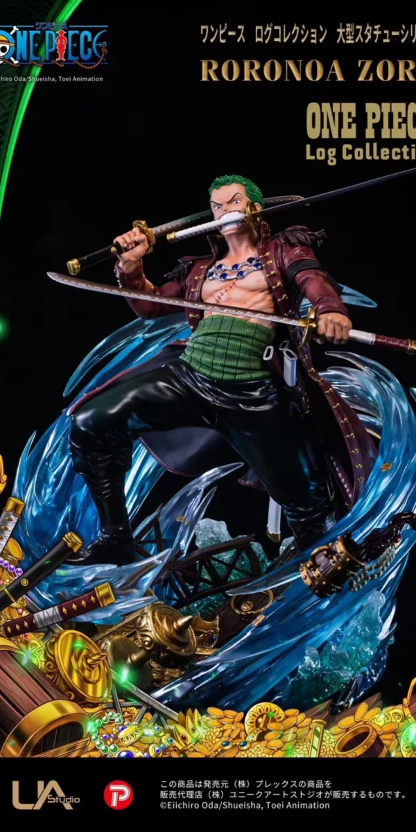 【In Stock】UA Studio One Piece Roronoa Zoro Log Collection 1:4 Scale Resin Statue （Copyright）