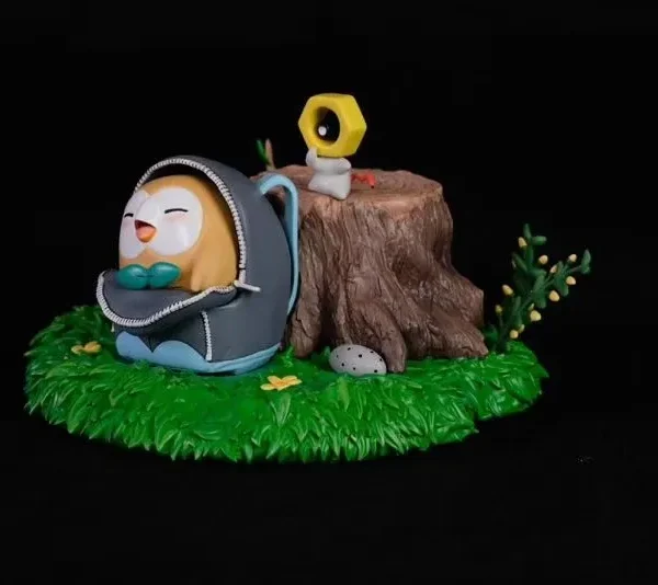 【Pre order】Woodpecker Studio Pokemon Rowlet And Meltan Resin Statue Deposit