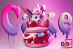【Pre order】GB Studio Pokemon “Delicious Foods” Sylveon&Mew Resin Statue Deposit - Image 5