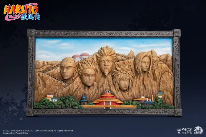 a61dc2352e98fd69 【Pre order】Infinity Studio Hokage Rock 3D Art Frame Resin Statue Doposit(Copyright) - Image 1