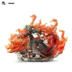 【Pre order】KAGURA STUDIO x CHIKARA STUDIO Demon Slayer Kamado Tanjirou vs Gyuutarou Resin Statue Deposit - Image 3