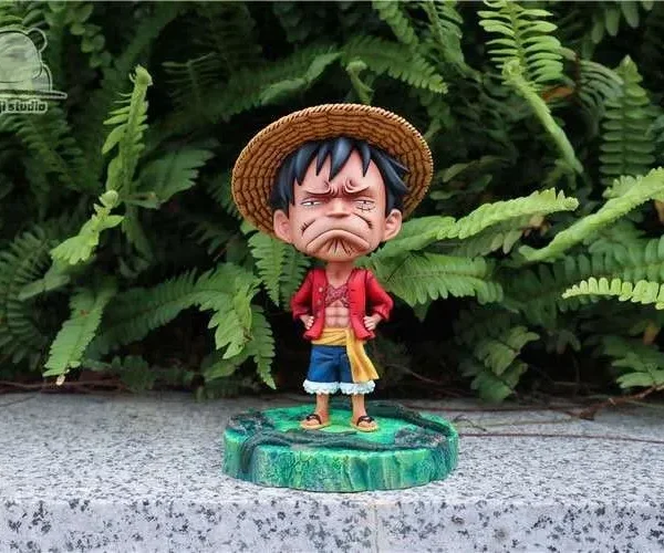 【Pre order】Emoji Studio One Piece Unhappy Luffy Resin Statue Deposit