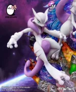 【In Stock】EGG-Studio Pokemon Mewtwo Family Resin Statue - Image 4