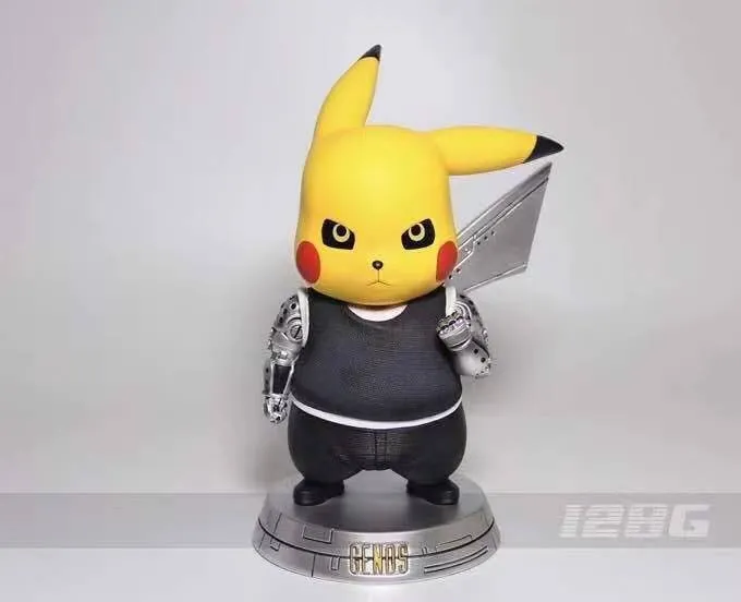 b5456cd9f1334201 【Pre Order】128g Studio Pokemon Pikachu Cosplay Genos Resin Statue - Image 1