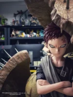 【In Stock】Iron Kite Studio Naruto Gaara 1/4 Scale Resin Statue（Copyright） - Image 3