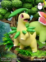 【Pre order】EGG-Studio Pokemon Meganium evolutionary chain Resin Statue - Image 3