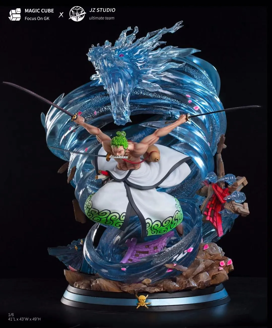 c040c06aaf3c1881 【In Stock】Magic Cube Studio& JZ Studio One Piece Zoro 1:6 Scale Resin Statue - Image 1