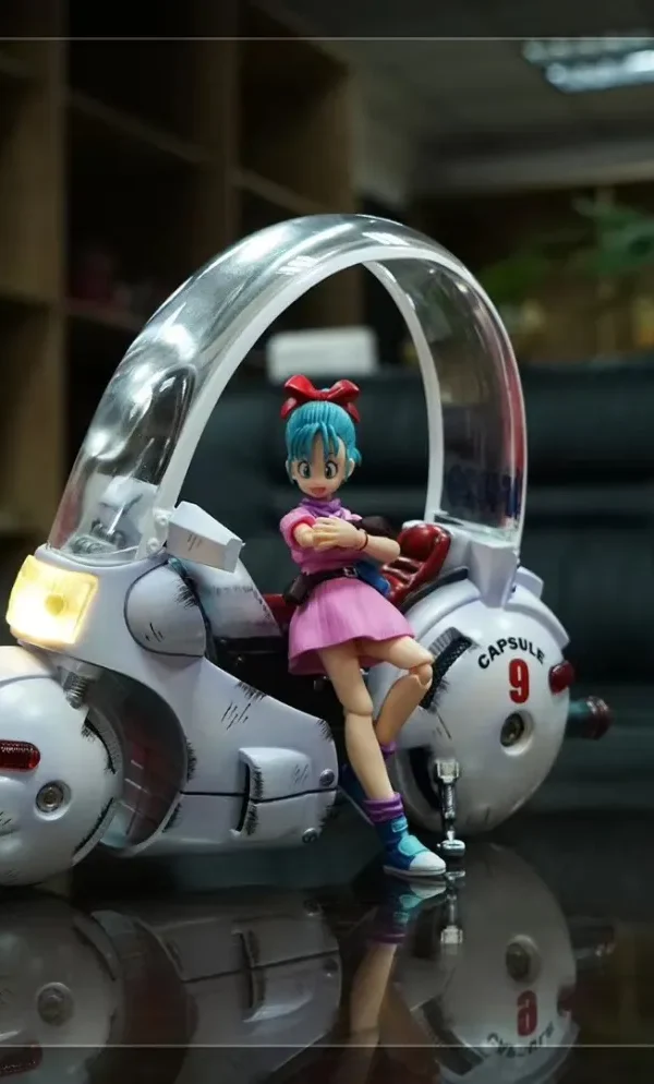 【In Stock】JacksDo Dragon Ball Z Bulma Motorcycle Resin Statue