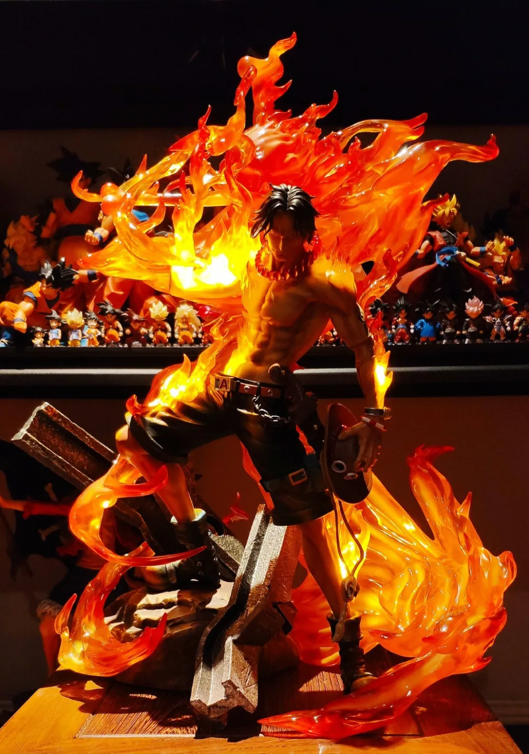 c542fc837d3fa6ea 【In Stock】Singularity Workshop One-Piece ACE FireFist 1/4 Scale Resin Statue - Image 1