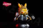 【In Stock】NEWBRA Studio Pokemon The Avengers Thor Pikachu Resin Statue - Image 2