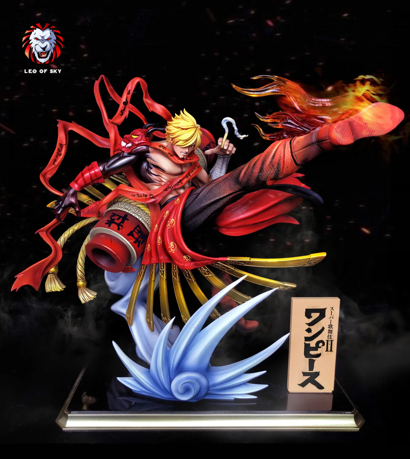 ccc11360994980f3 (1) 【In Stock】Leo Of Sky Studio One-Piece Vinsmoke Sanji 1:4/1:8 Scale Resin Statue - Image 1