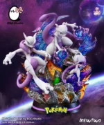 【In Stock】EGG-Studio Pokemon Mewtwo Family Resin Statue - Image 3