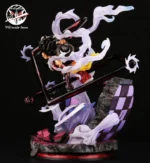 【In Stock】JZ Studio One-Piece Monkey D Luffy Four Gear Snake Man 1:6 Resin Statue - Image 4