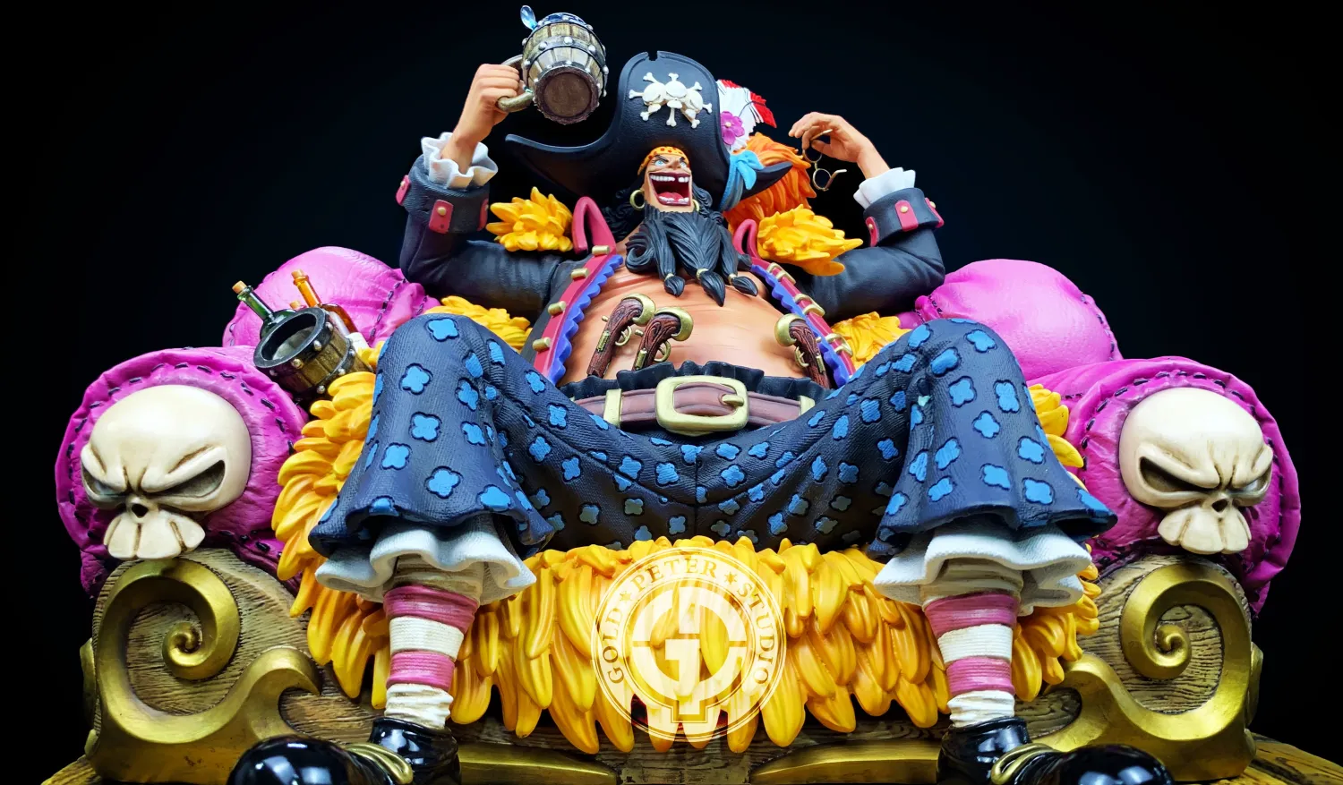 d36fe59e275b7bc6 【Pre order】Gold Peter Studio One-Piece Marshall·D·Teach BlackBeard 1/6 scale Resin Statue Deposit - Image 1