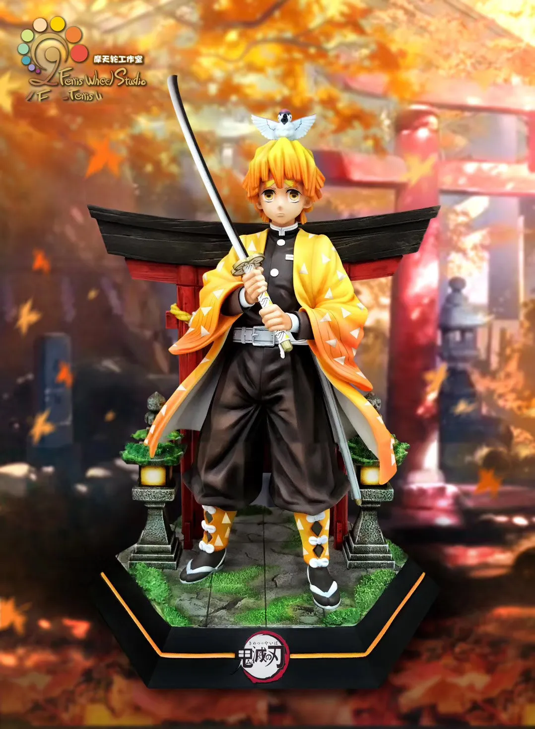 d3e16d7a289c62c6 【Pre order】Ferries Wheel Studio Demon Slayer: Kimetsu no Yaiba Agatsuma Zenitsu Resin Statue Deposit - Image 1