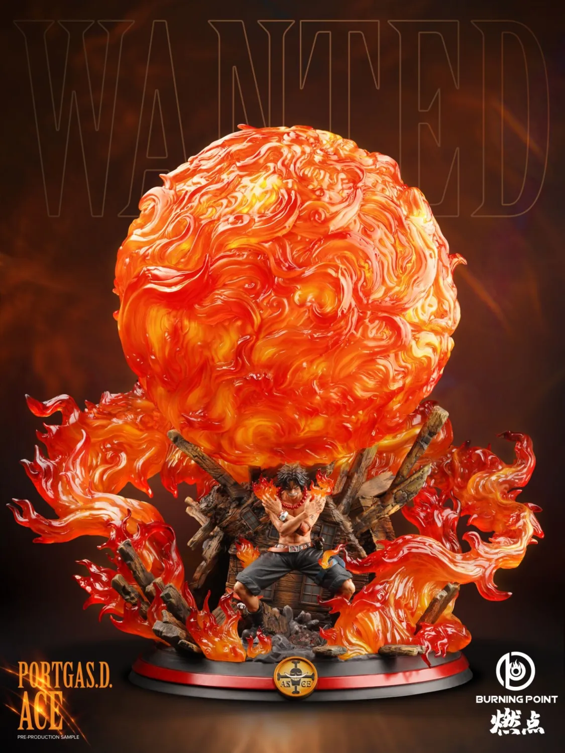 d4cc31318348698e 【Pre order】BURING POINT Studio One Piece Portgas·D· Ace 1/6 Scale Resin Statue Deposit - Image 1