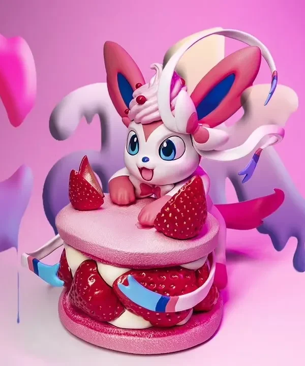 【Pre order】GB Studio Pokemon “Delicious Foods” Sylveon&Mew Resin Statue Deposit