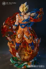 【In Stock】Last Sleep Studio Dragon Ball Z Son Goku SSJ3 Resin Statue - Image 3