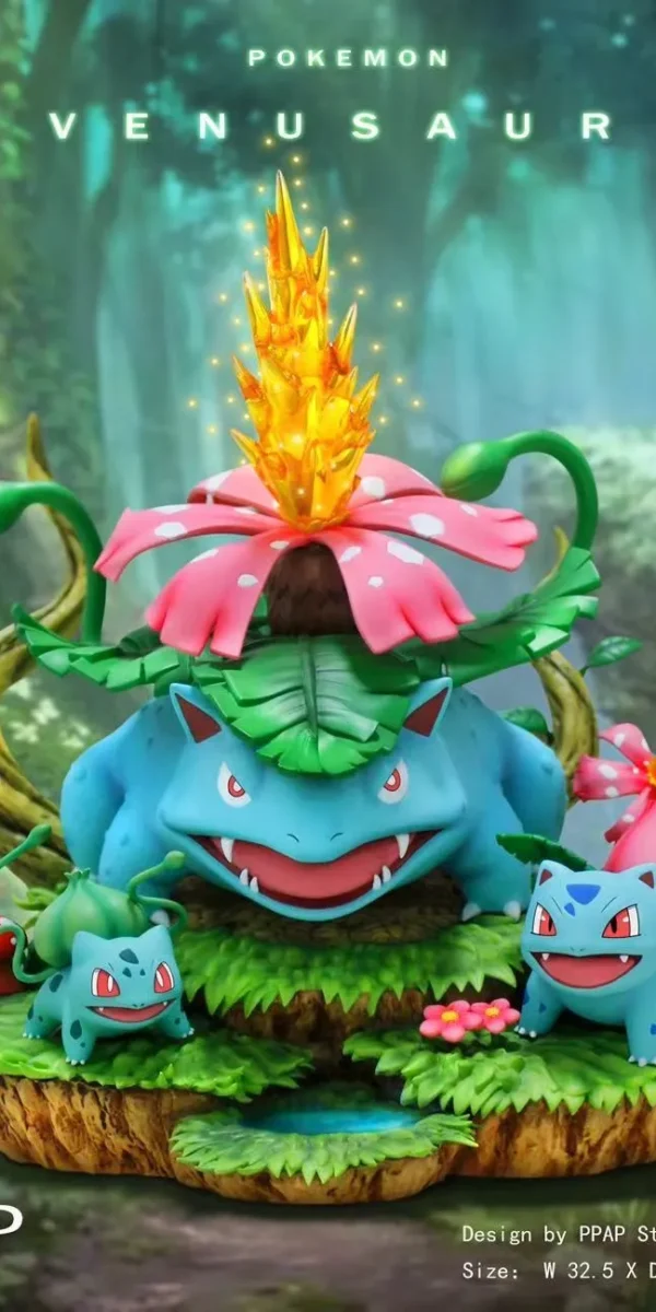 【Pre order】PPAP Studio Pokemon Venusaur Family Resin Statue Deposit