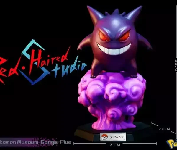 【Pre Order】Red Haired Studio Pokemon Museum Gengar Resin Statue Deposit
