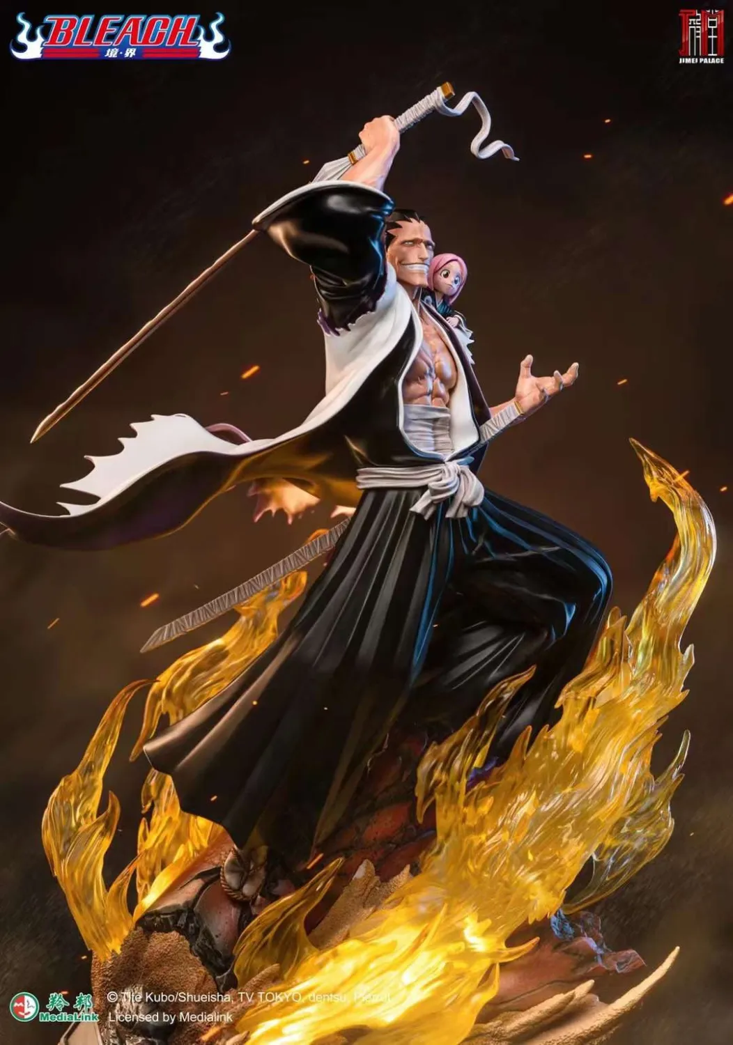 de2ee5e4dce03688 【In Stock】JIMEI Palace Bleach Kenpachi 1:4 Resin Statue (Copyright) - Image 1
