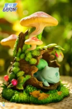 【In Stock】Pokemon Research Laboratory Sleeping Bulbasaur Resin Statue - Image 6