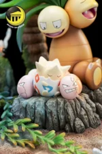 【Pre order】MOON Shadow Studio Pokemon Exeggutor family beach scene Resin Statue - Image 7