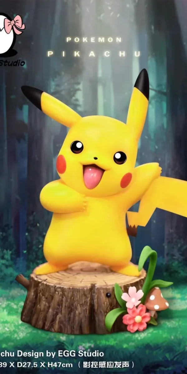 【Pre order】EGG-Studio Pokemon pikachu Lifesize Resin Statue Deposit
