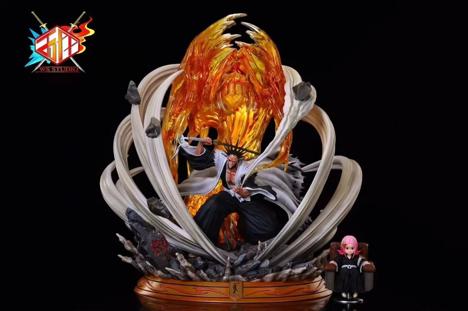 ea8b764b9ee901b7 【Pre order】WS BLEACH Gotei 13 Resonance Series Zaraki Kenpachi Resin Statue Deposit - Image 1