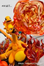 【In Stock】EGG-Studio Pokemon Charizard Family Resin Statue - Image 3