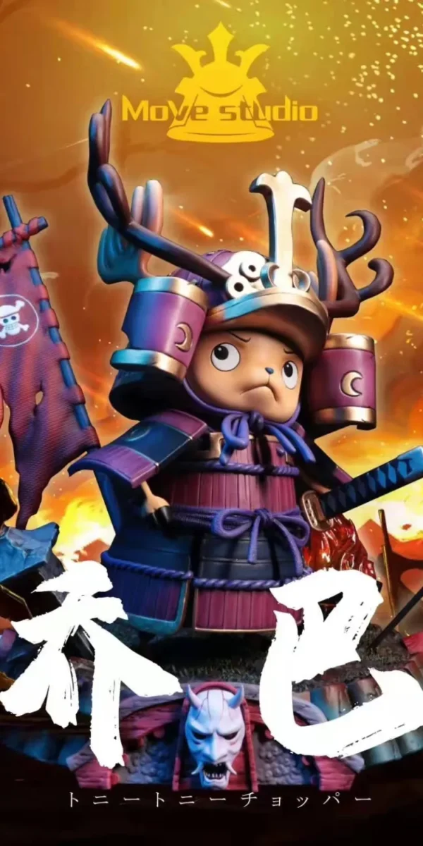 【In Stock】Move Studio One-Piece Tony Tony Chopper's Samurai Resin Statue