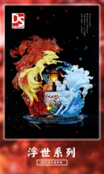 【In Stock】DS Studio Pokemon Fire and Ice Ninetales Family ​Resin Statue - Image 2