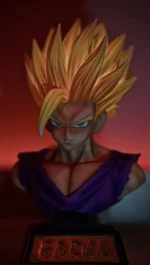 【In Stock】XZ Studio Dragon Ball Junior Gohan SSJ Bust Resin Statue - Image 2