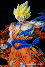 【In Stock】Last Sleep Studio Dragon Ball Z Son Goku SSJ3 Resin Statue - Image 4