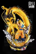 【In Stock】RU Studio Dragonball Z SSJ3 Goku Dragon Fist Resin Statue - Image 6