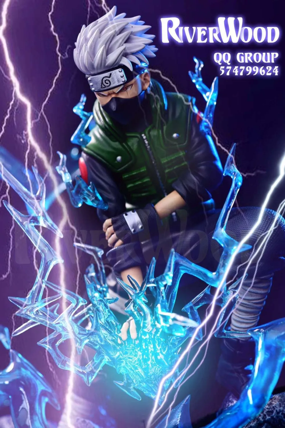 ffa23bc16ff742c4 【Pre order】RiverWood Studio Naruto Hatake Kakashi Resin Statue Deposit - Image 1