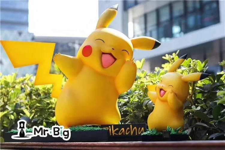ffc439610875a517 【Pre order】Mr Big Studio Pokemon Pikachu Smiling Resin Statue Deposit - Image 1