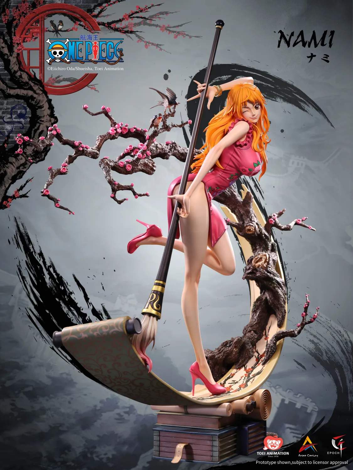 00930b3aff171d09 【In Stock】epoch studios One-Piece Nami Chinese Style Resin Statue Deposit(Copyright) - Image 1