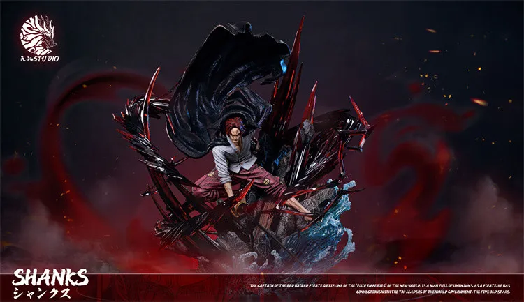 016422f0e4cf68ac 【In Stock】TJ Studio One Piece kamusari Shanks Resin Statue - Image 1