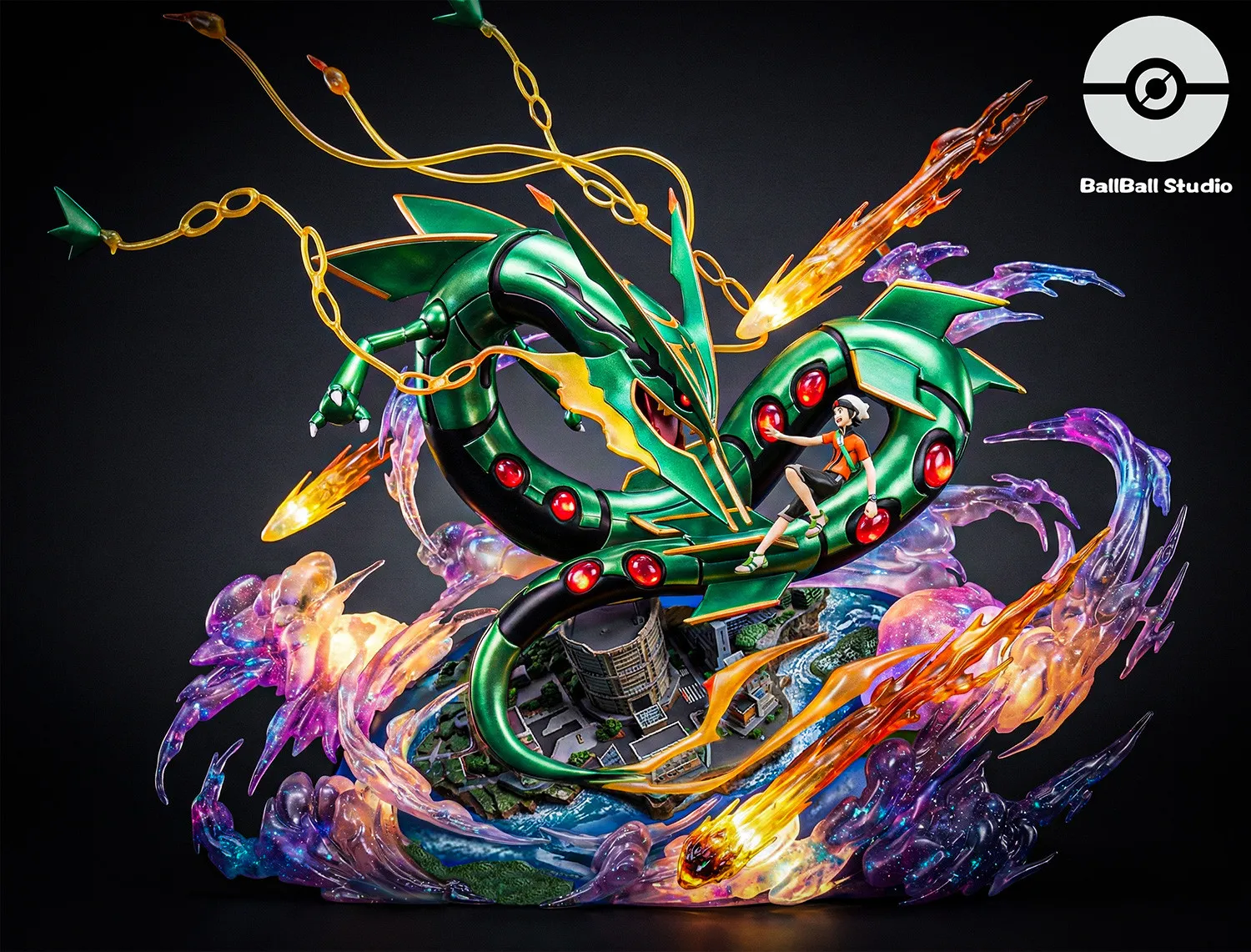 01c7a2c50b816c18 【In Stock】BallBall Studio - Pokemon Rayquaza - Image 1