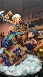 【Pre order】Super Fantasy Sdutio One Piece SD Luffy vs Enel Resin statue - Image 5
