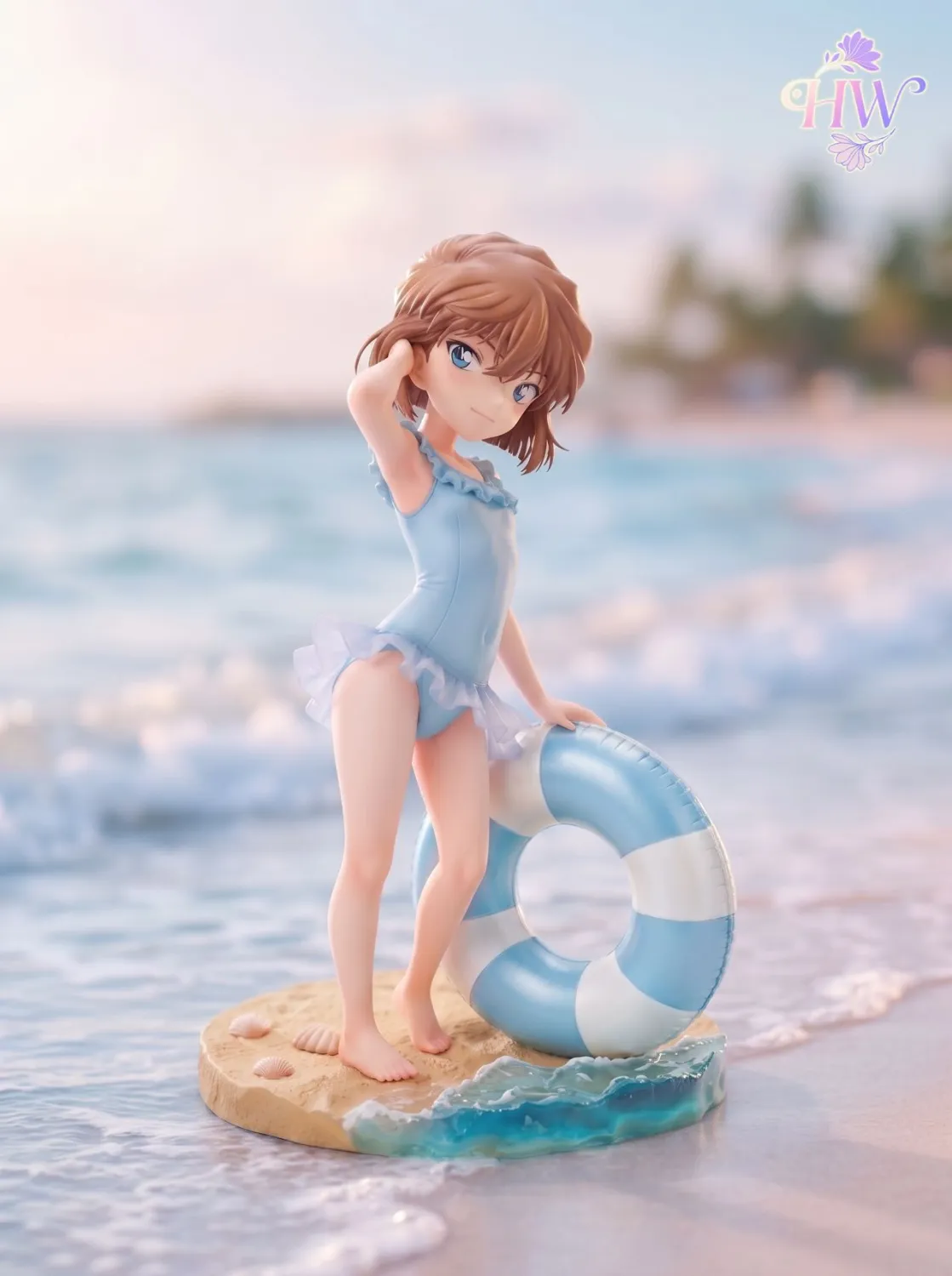 05c25bf1eaaf5174 【Pre order】HW Studio Detective Conan Haibara Ai Swimsuit Ver. Resin Statue - Image 1
