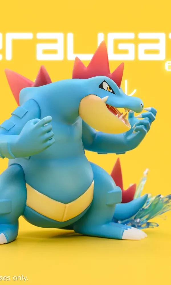 【Pre order】MG Studio Pokemon Totodile Evolutionary group 1/20 Resin Statue