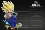 【In Stock】REAL Studio 1:1 Majin Vegeta bust With LED - Image 7