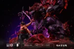 【In Stock】Iron Curtain Studio One Piece Asura Roronoa Zoro Resin Statue - Image 7
