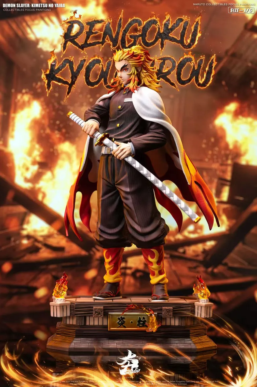 0e1947bf11884849 【Pre order】Hang Studio 1/6 Demon Slayer Rengoku Kyoujurou Resin Statue - Image 1