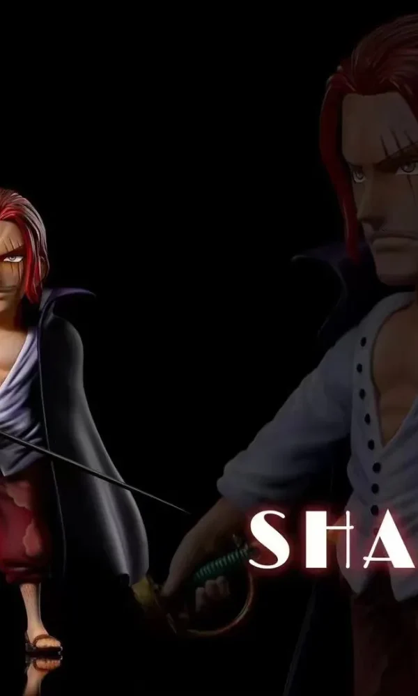 【Pre order】A+ Studio One Piece Red hair Shanks&Rockstar resin statue