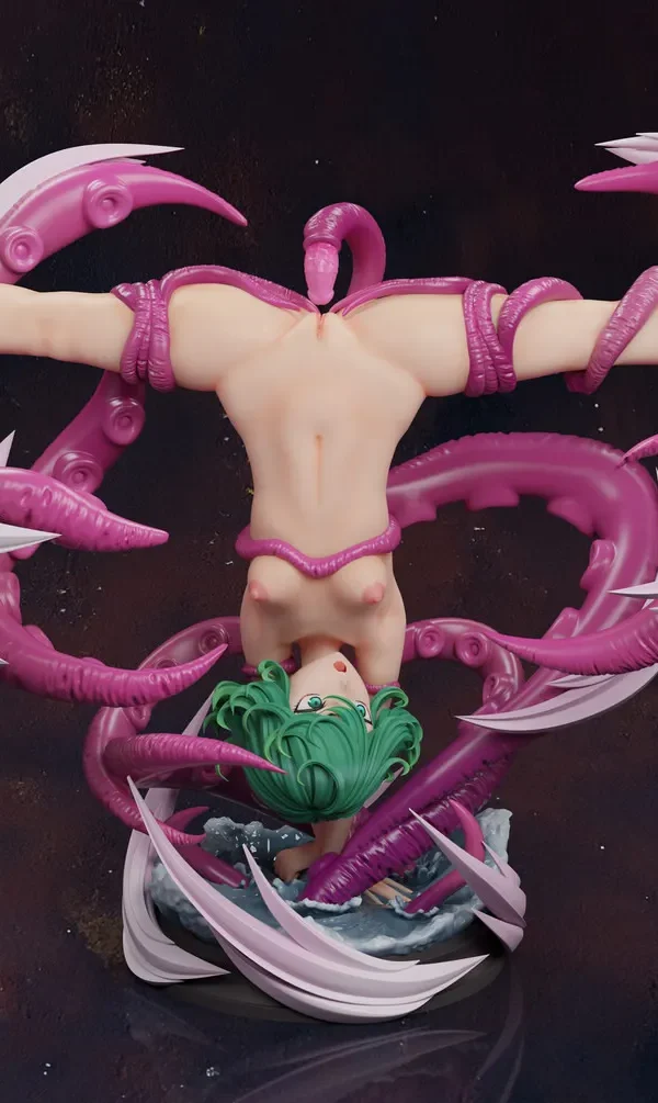 【Pre order】Crown Studio 1/6 One Punch Man Tatsumaki vs Tentacle