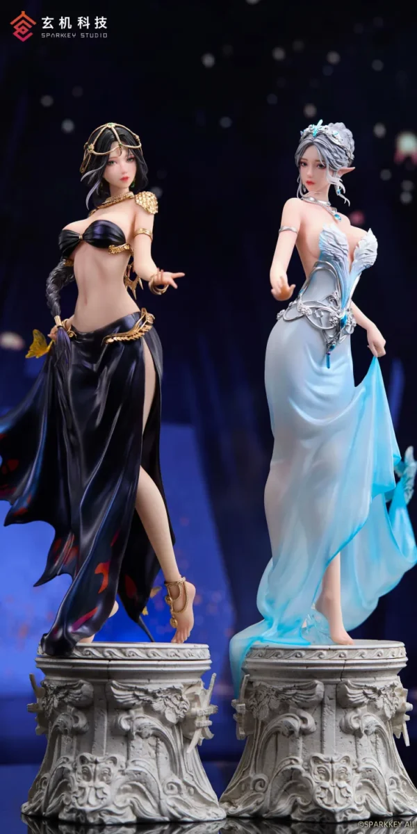 【Pre order】Sparkkey Studio x Bearpanda Studio 1/6 PVC Ghost Blade Aeolian & Yulia (Copyright)